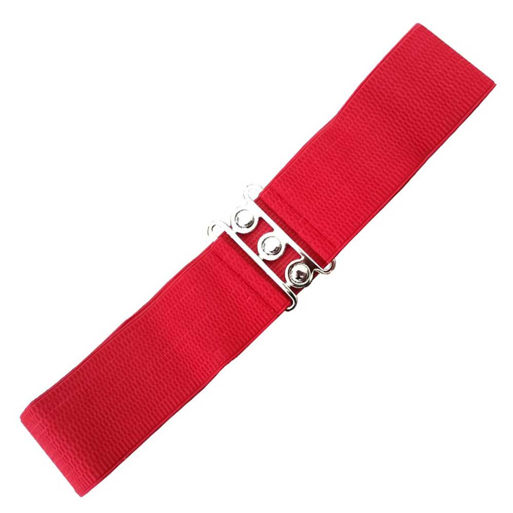Banned - Vintage Stretch Waist belt - Red